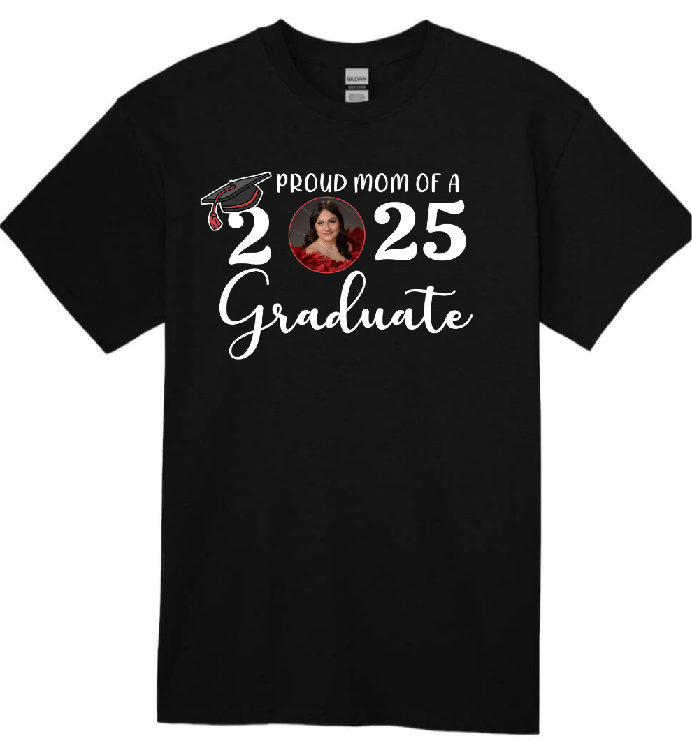 2025 Graduation Photo Shirt colorful