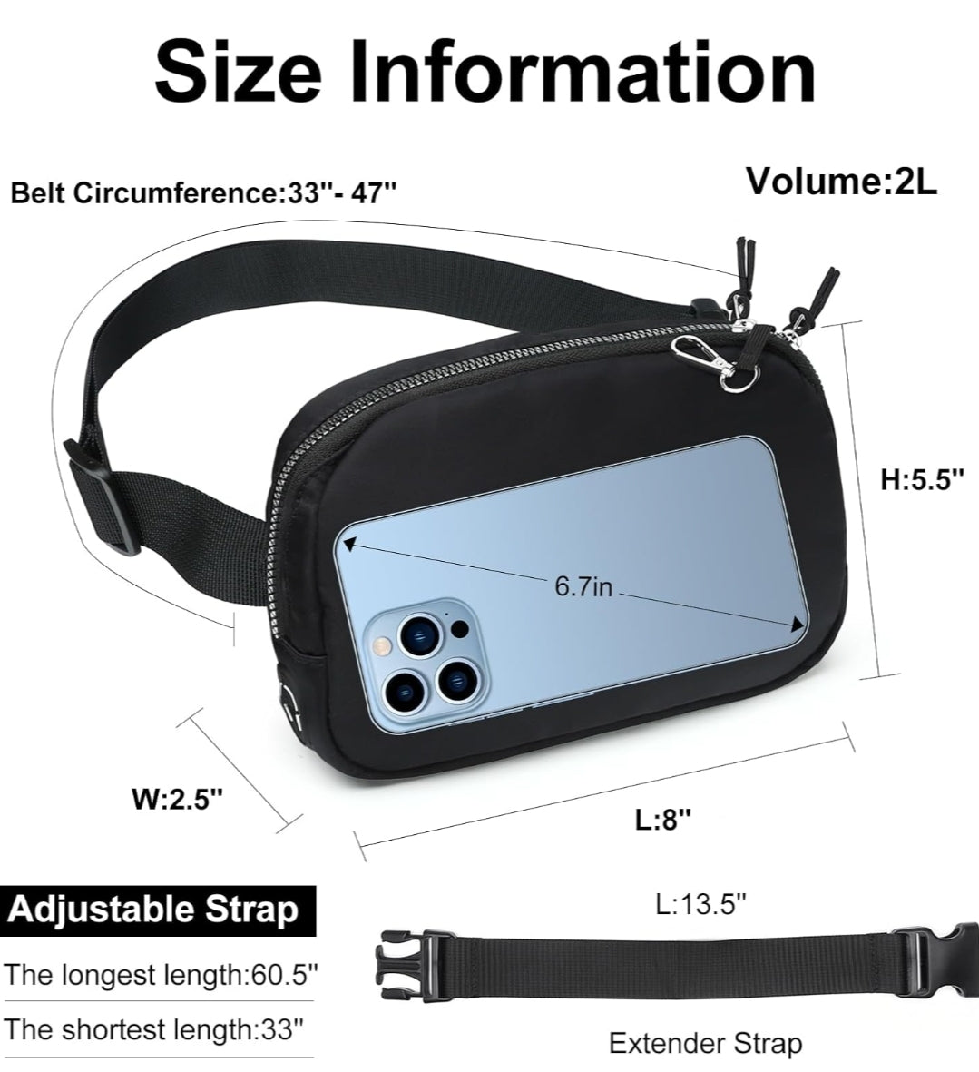 Foolish Runner Belt Bag