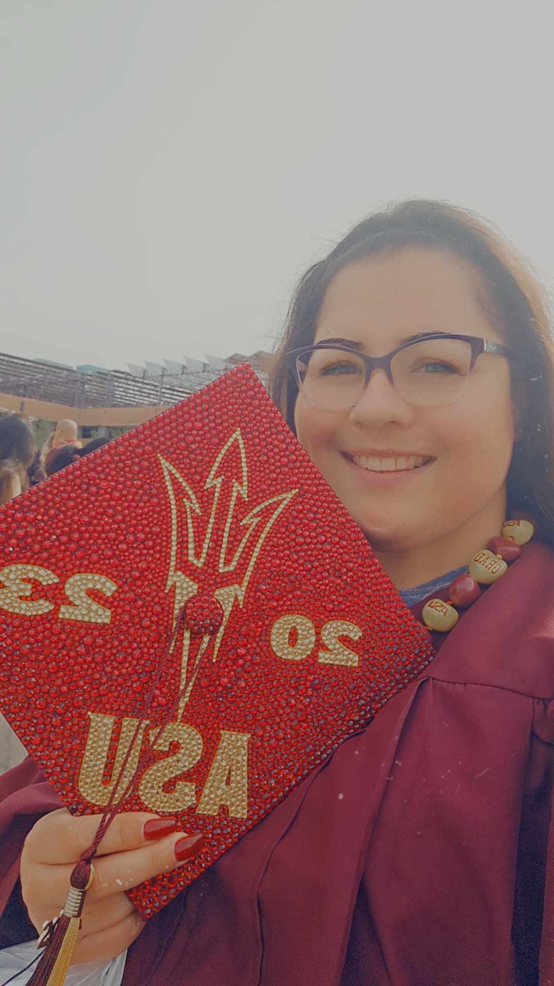 Full Bling Graduation Cap