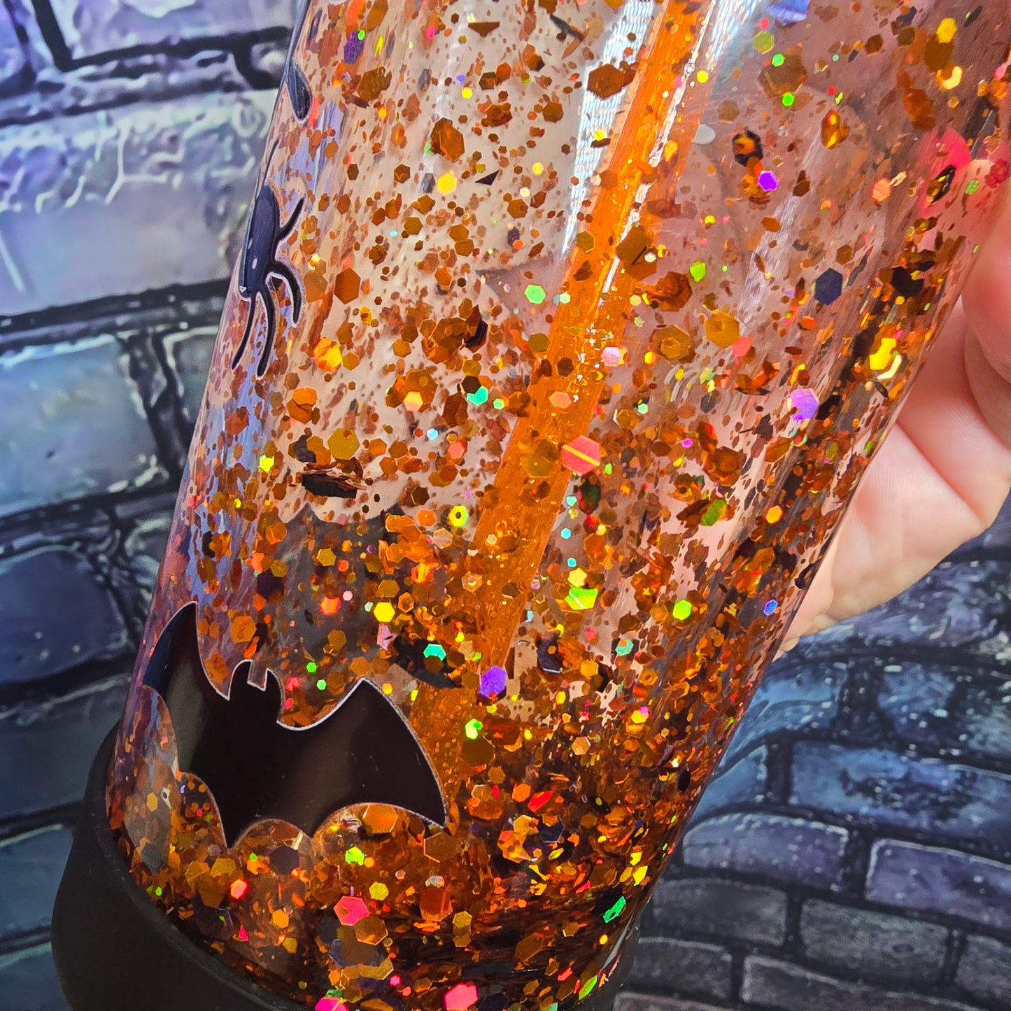 Mummy Kitty Snowglobe Tumbler
