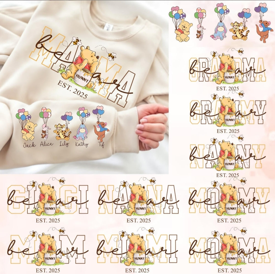Mama Bear Pooh Crewneck