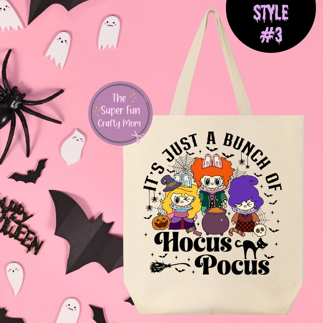 Labubu Halloween Tote Bags