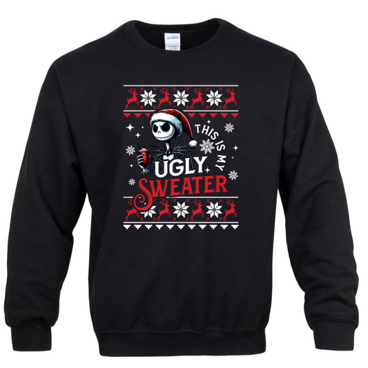 Nightmare Before Christmas Ugly Sweater (black)