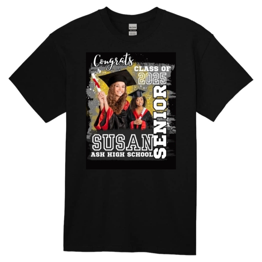 Graduation Photo Shirt colorful