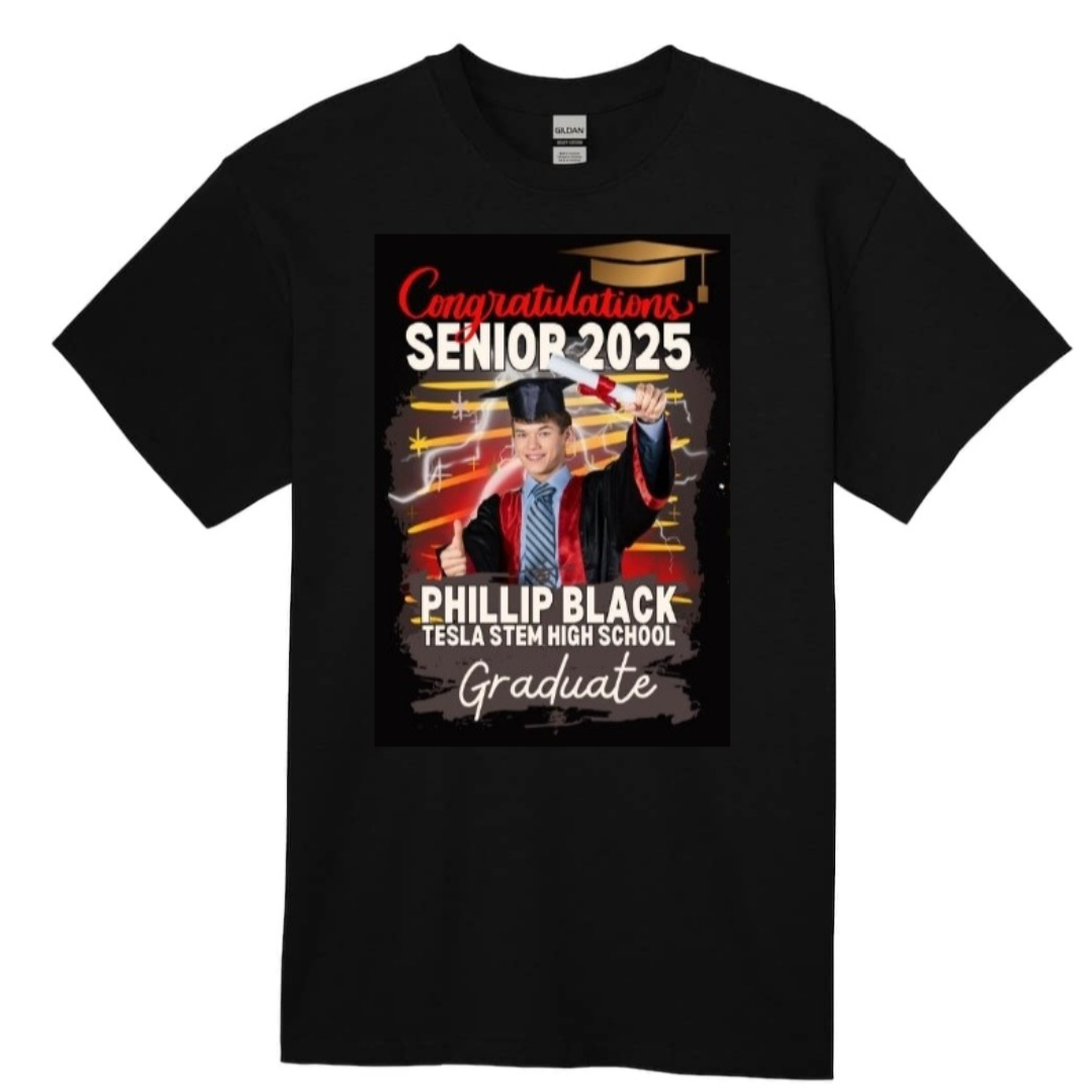 Graduation Photo Shirt colorful