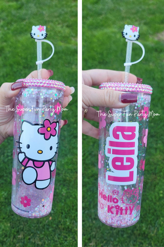 Hello Kitty snowglobe Tumbler