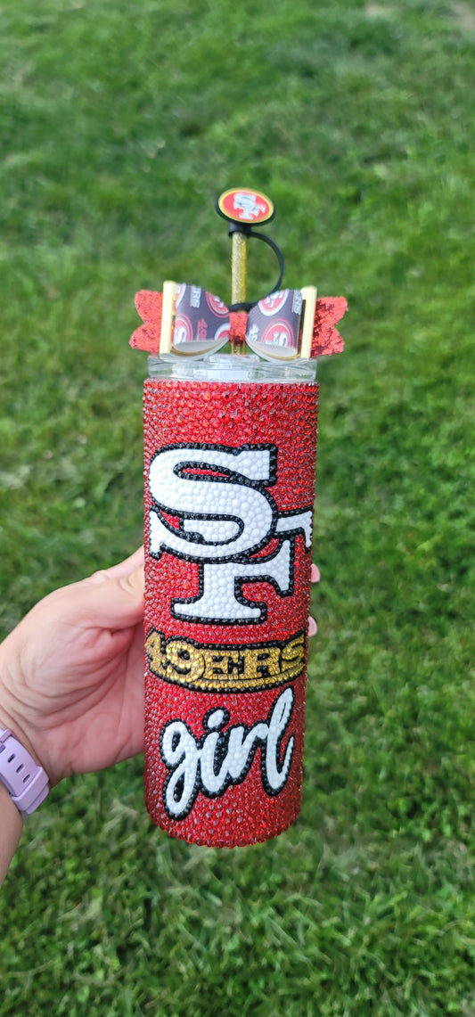 49er RedSkinny Tumbler