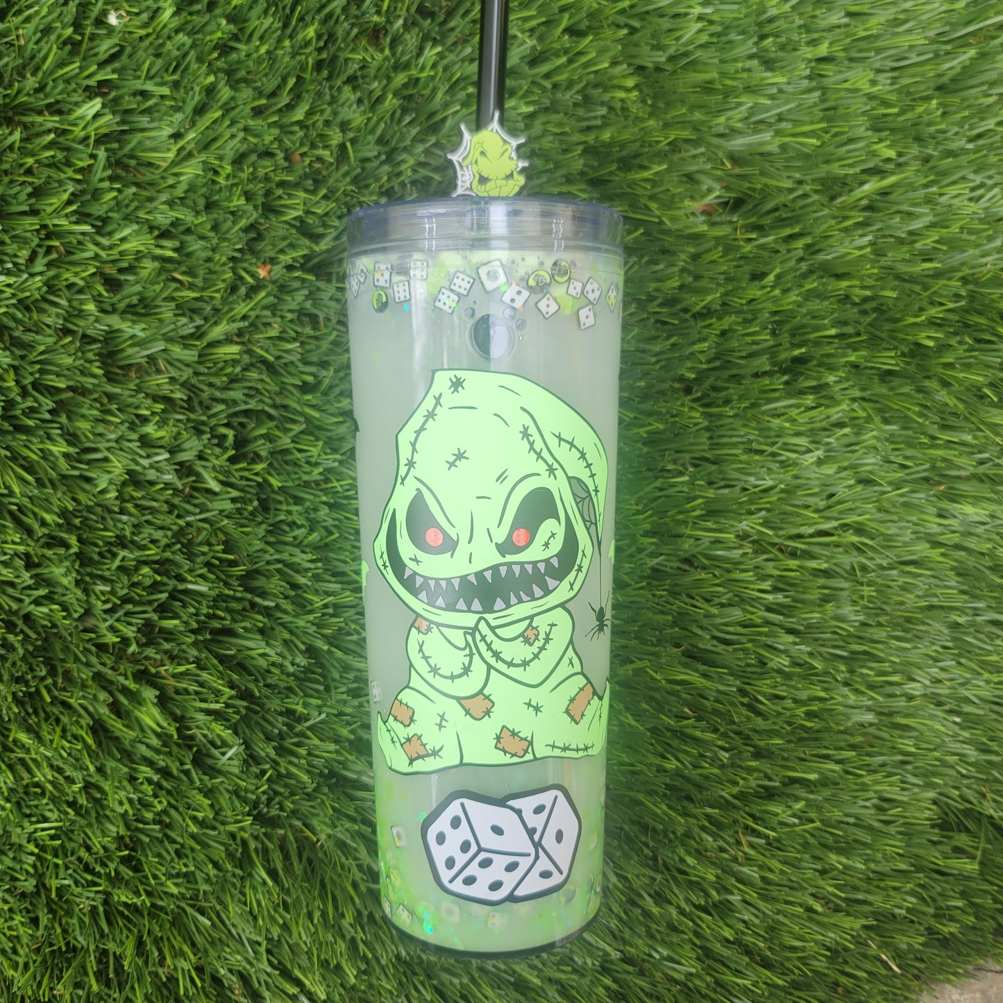 Oogie Glow in the Dark Snowglobe Tumbler