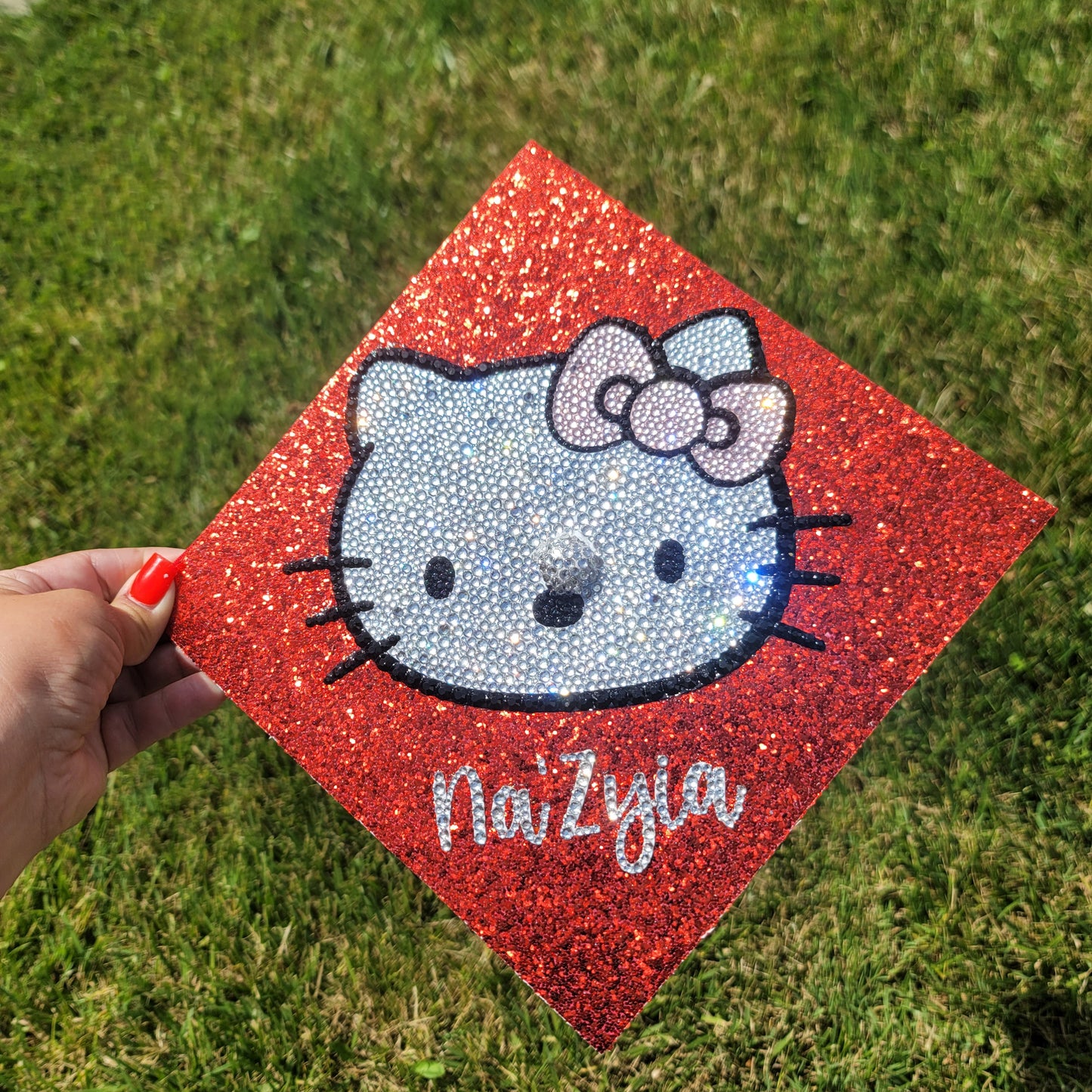 Hello Kitty Bling Graduation Cap