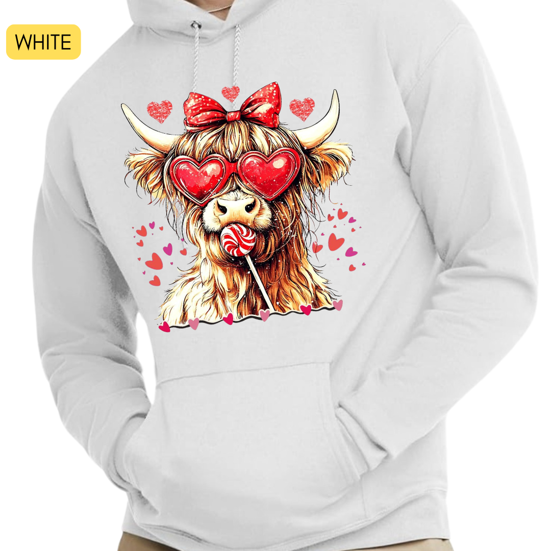 Highland Valentine Cow