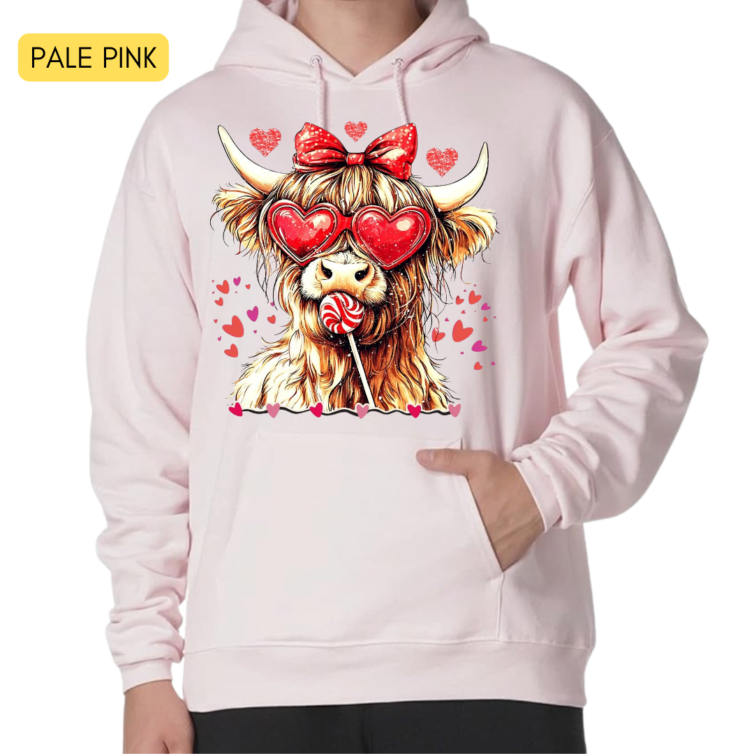 Highland Valentine Cow