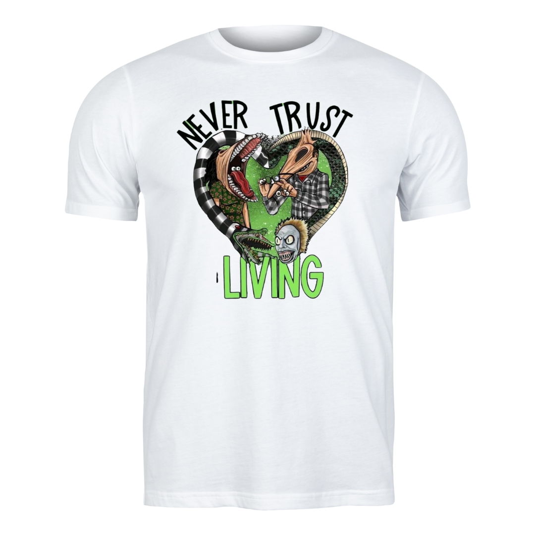 Never Trust the Living Beetlejuice Shirt