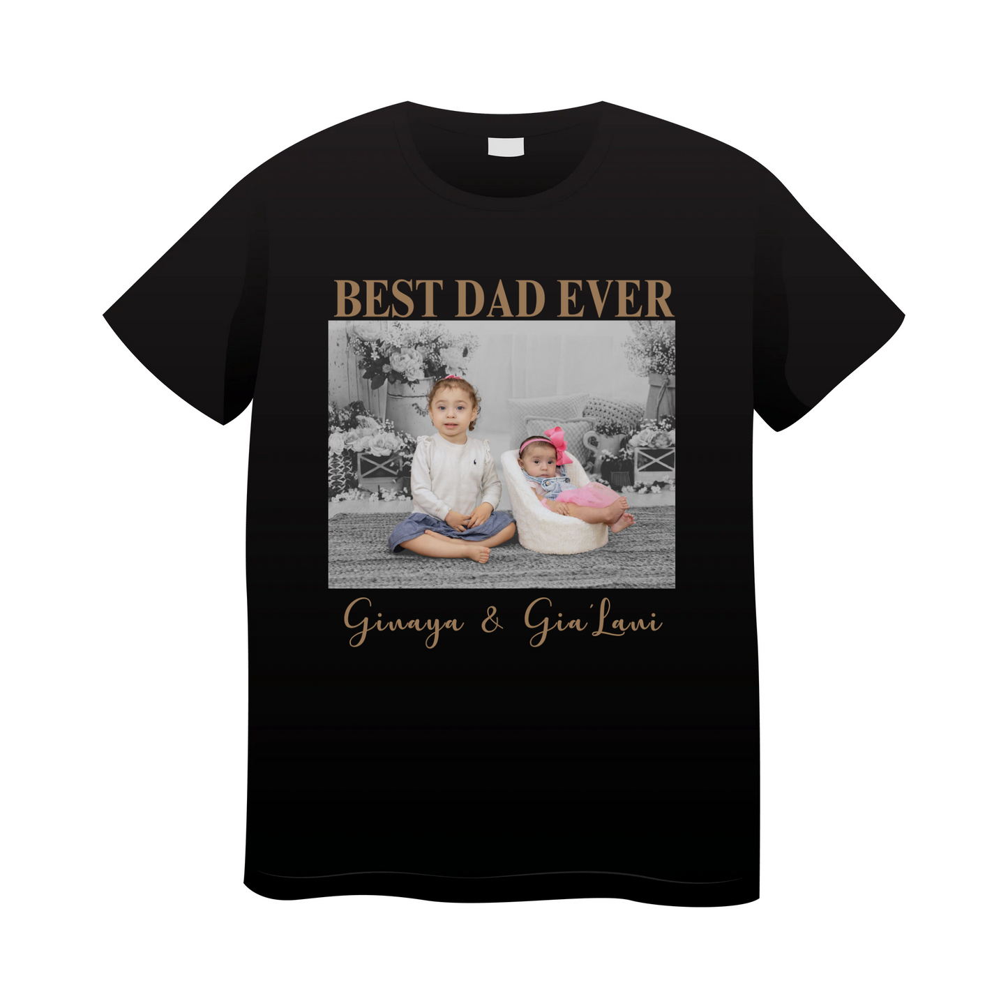 Custom Photo Shirt  - Best Dad Ever