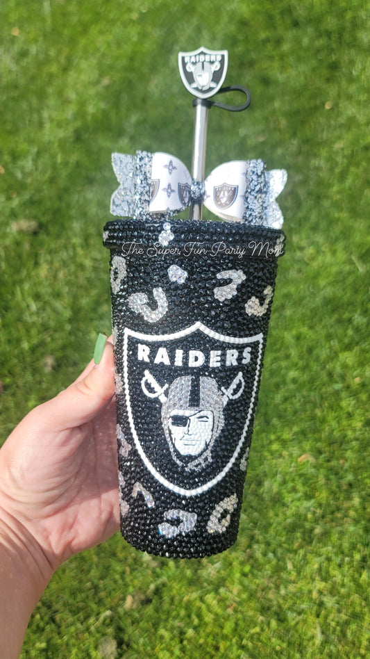 Raiders Cheetah Bling