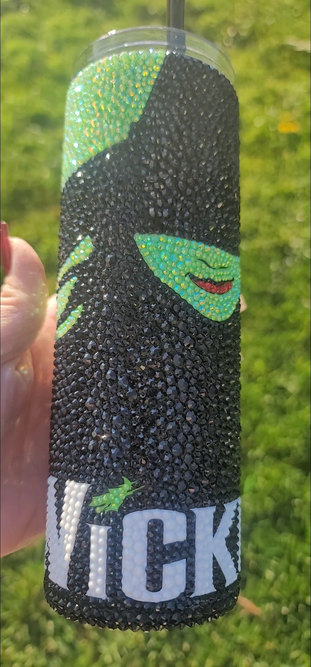 Wicked Rhinestone Tumbler