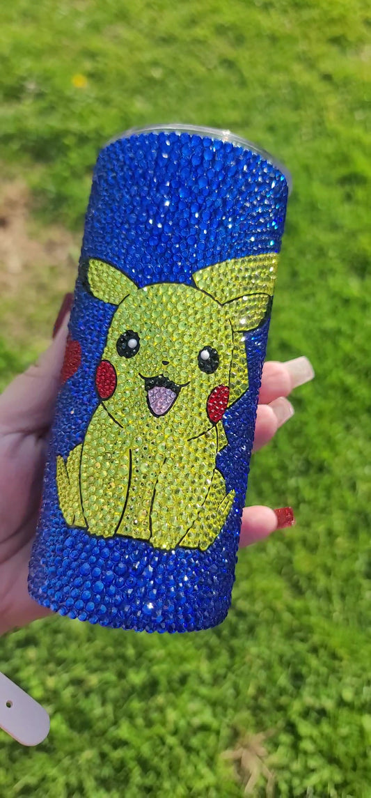 Pikachu Rhinestone Tumbler