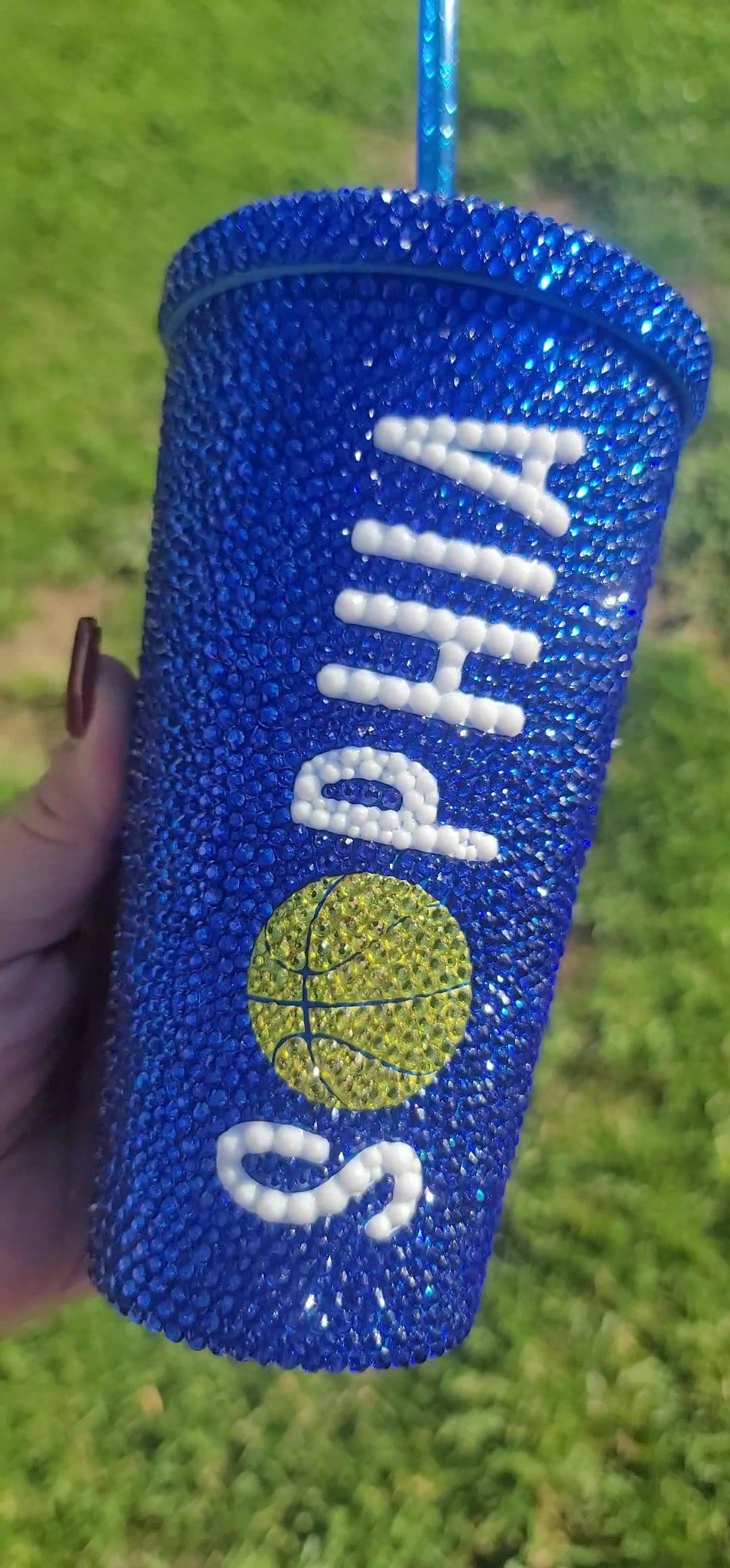 Goldenstate Warriors Rhinestone Tumbler