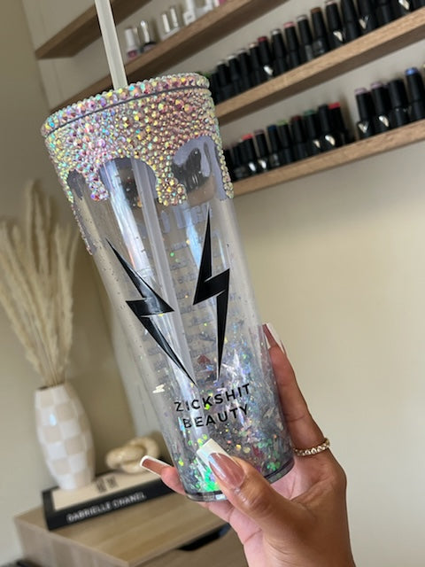 Nail Tech Snowglobe Tumbler