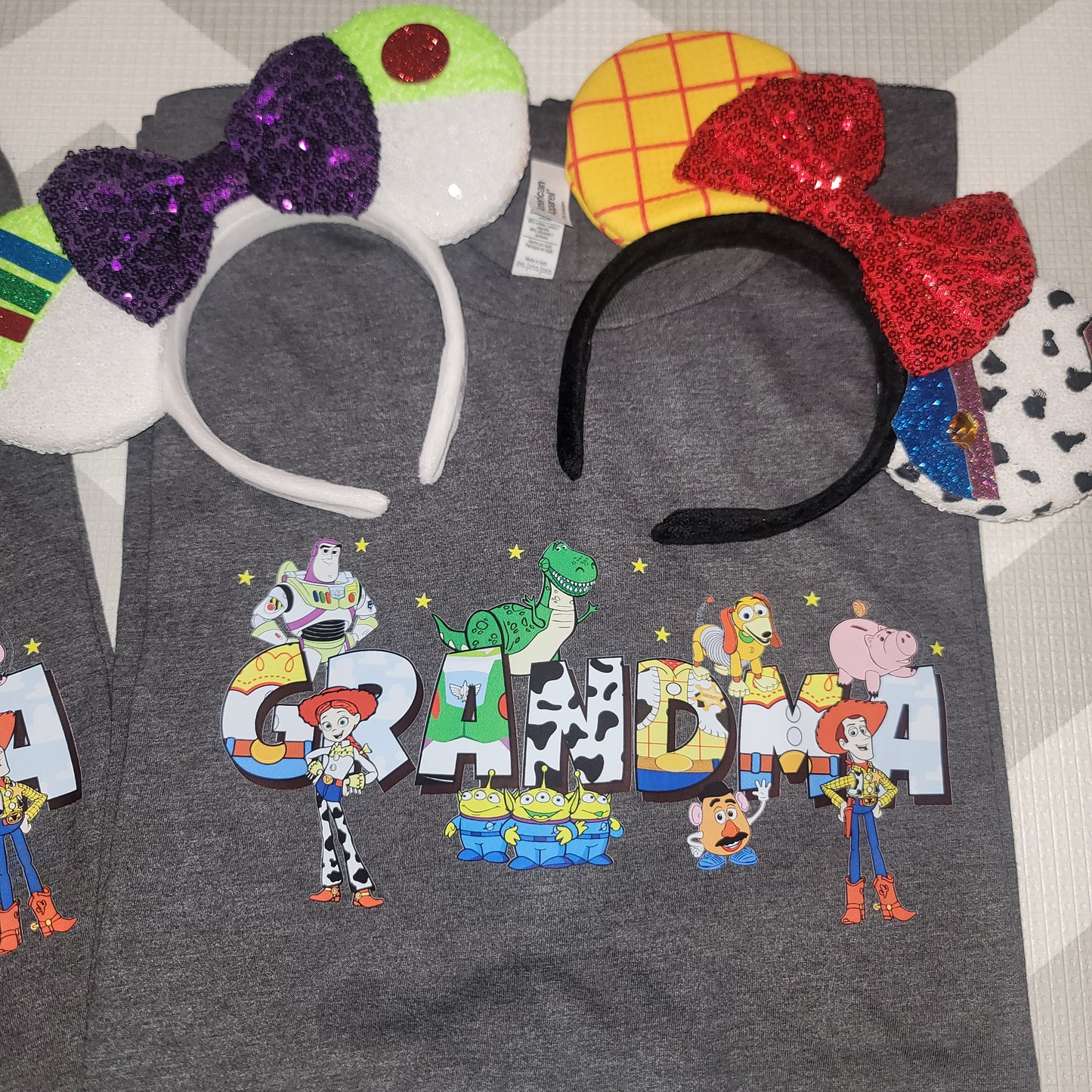 Grandma n Grandpa Toy Story Shirts