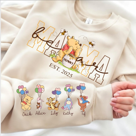 Mama Bear Pooh Crewneck