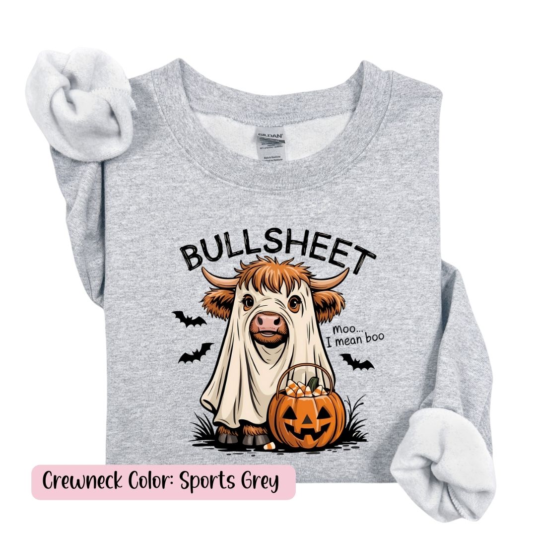 Bull Sheet Halloween Ghost Graphic Shirt