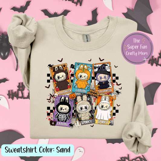 Labubu Tarot Cards Halloween