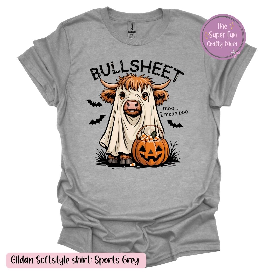Bull Sheet Halloween Ghost Graphic Shirt