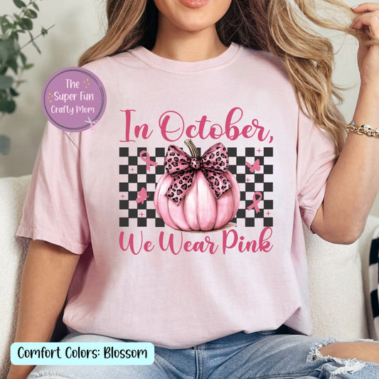 In October We Wear Pink - Pumpkin