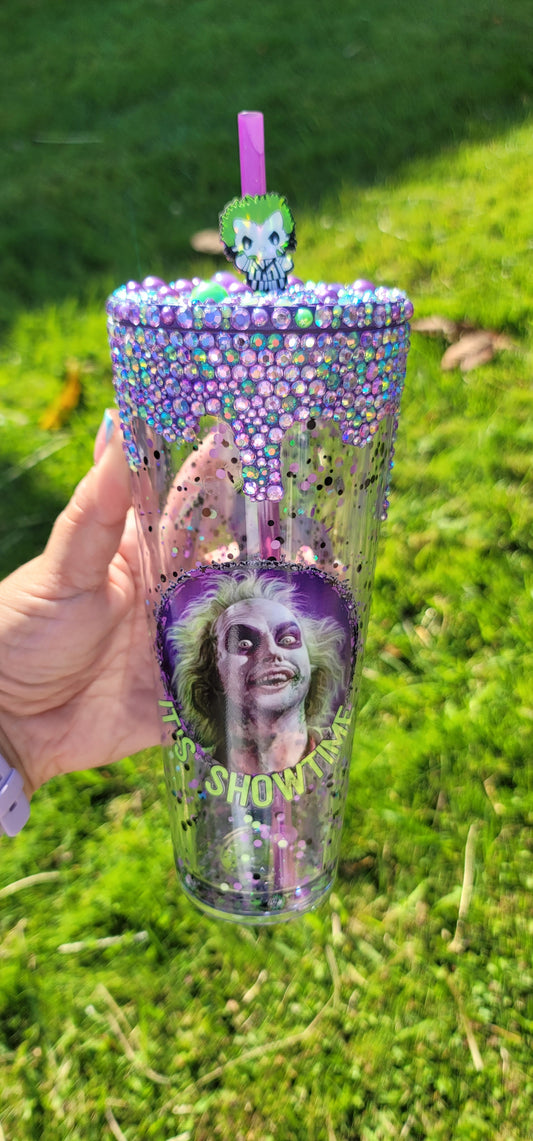 Beetlejuice Drip Tumbler