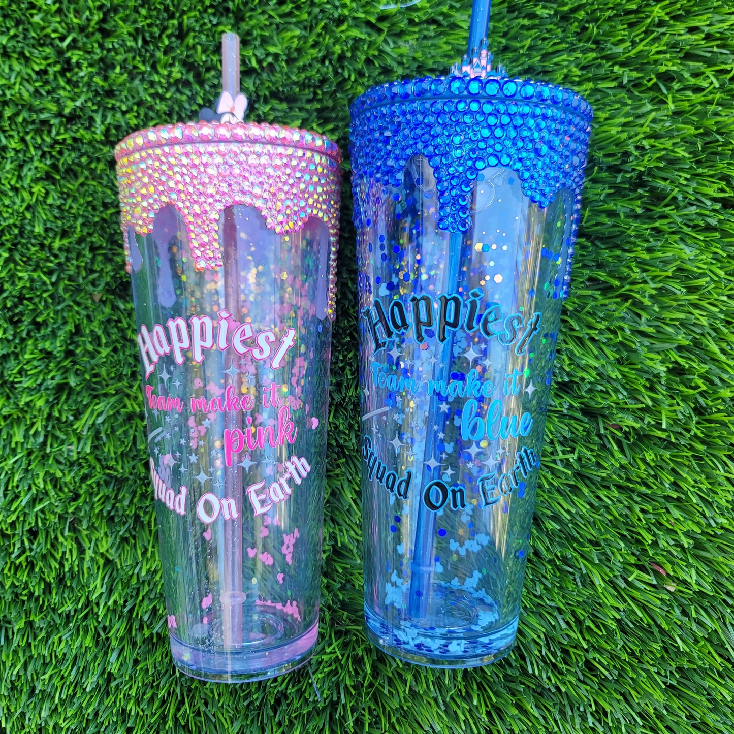 Team Make It Blue Snowglobe Tumbler