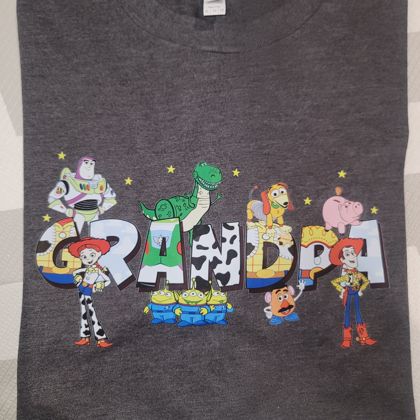 Grandma n Grandpa Toy Story Shirts